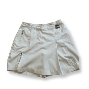 🕰 Vintage 90s Jamie Sadock Khaki Tennis Golf Skort Size 10